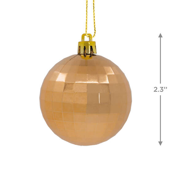 24-Piece Rose Gold Shatterproof Christmas Ornaments Set, , large image number 3