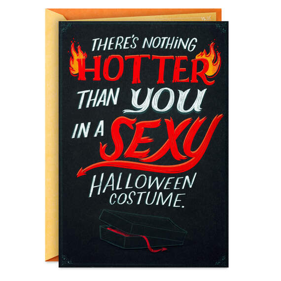 You in a Sexy Costume Romantic Funny Halloween Card