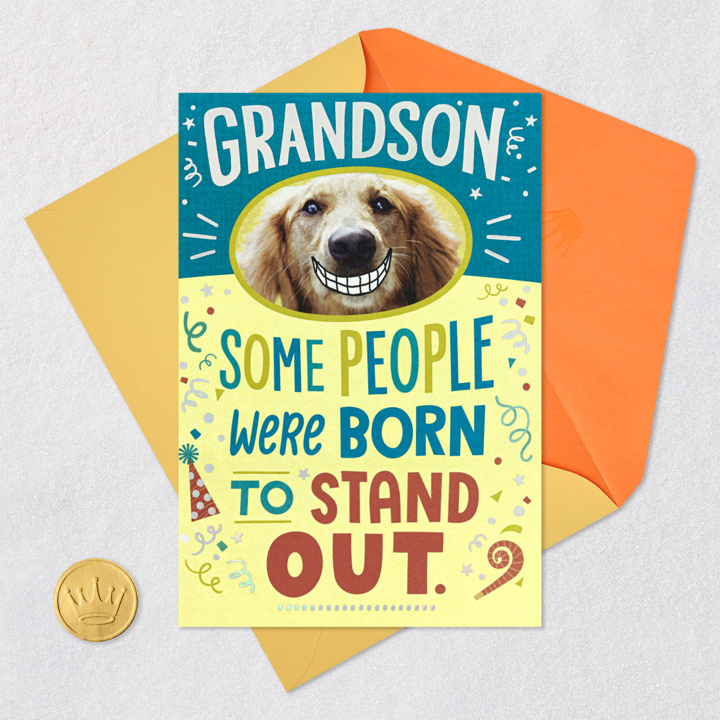 You Stand Out Pop-Up Birthday Card for Grandson for only USD 4.99 | Hallmark