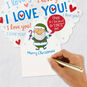 Green Elf I Love You Christmas Card for Grandson Signing card image number 8