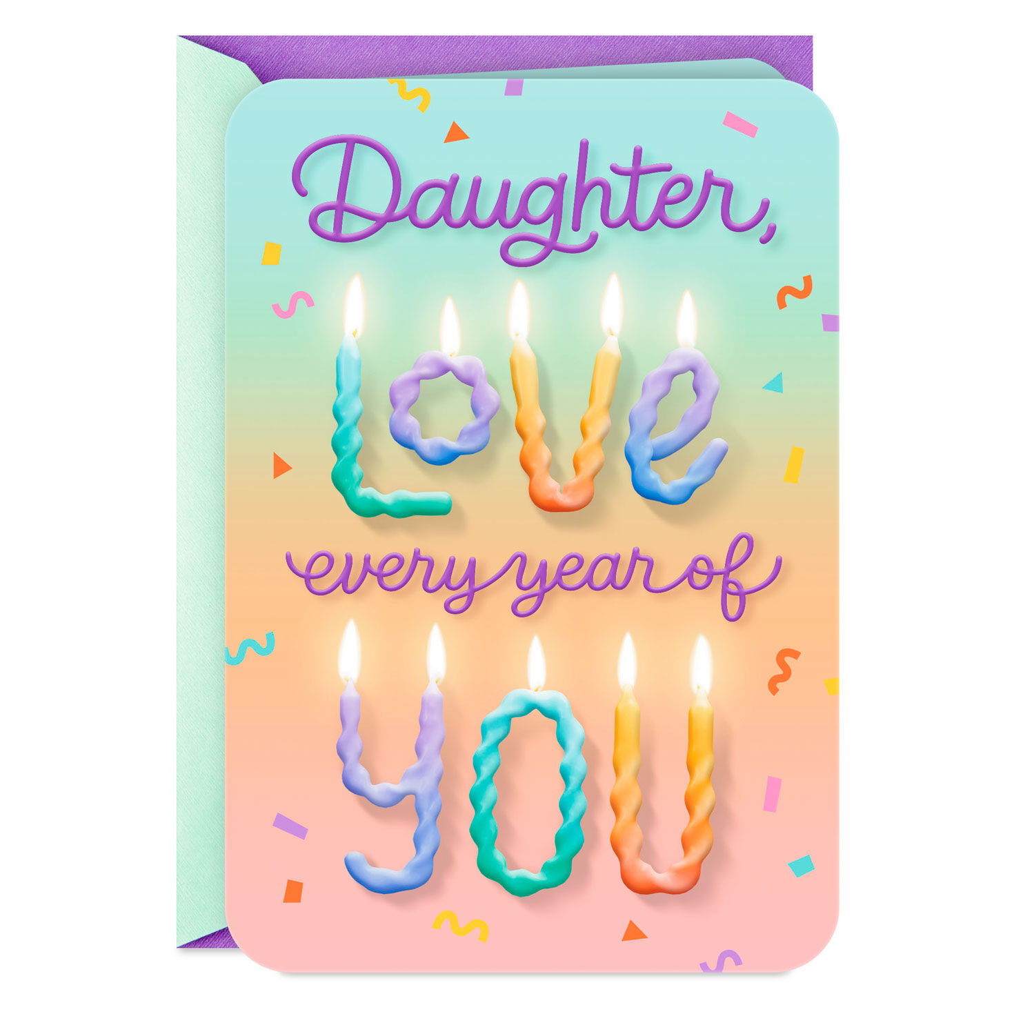 Love Every Year of You Birthday Card for Daughter
