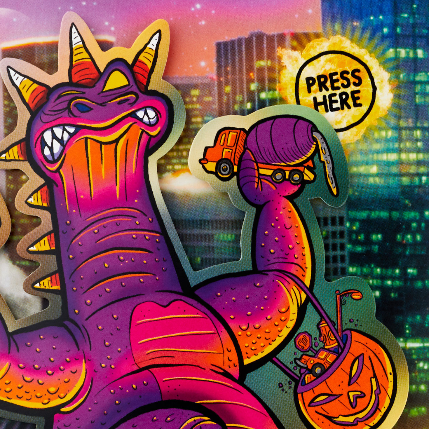 Farting Monster Funny Halloween Card With Sound and Motion for only USD 9.99 | Hallmark
