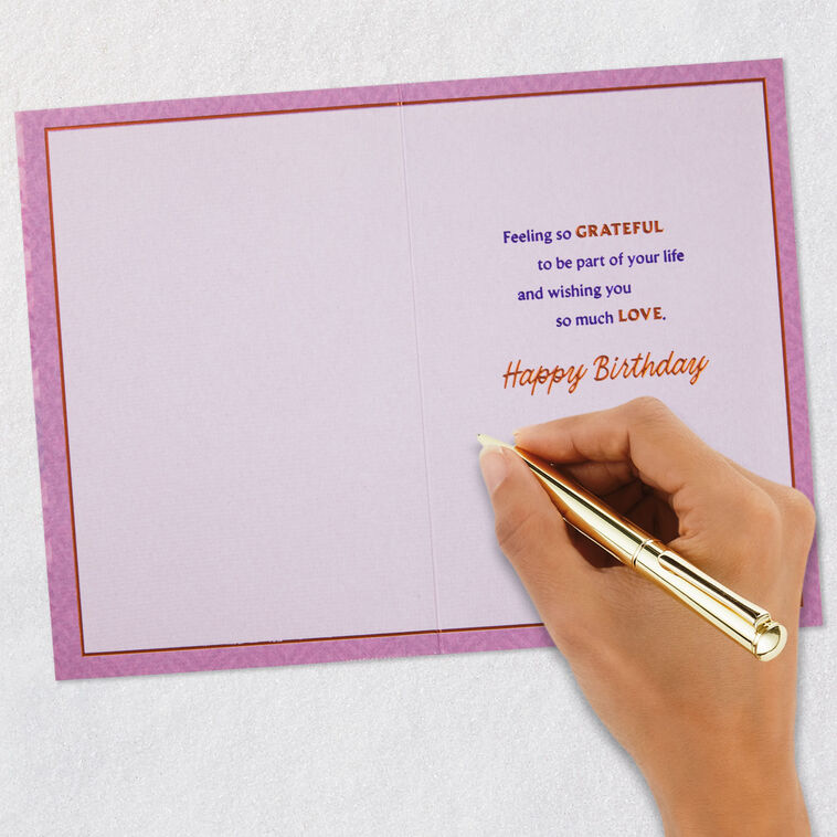 Grateful for You Birthday Card for Goddaughter, , large image number 6