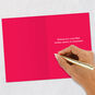 Red and White Snowman Christmas Card for Teacher signing card image number 6
