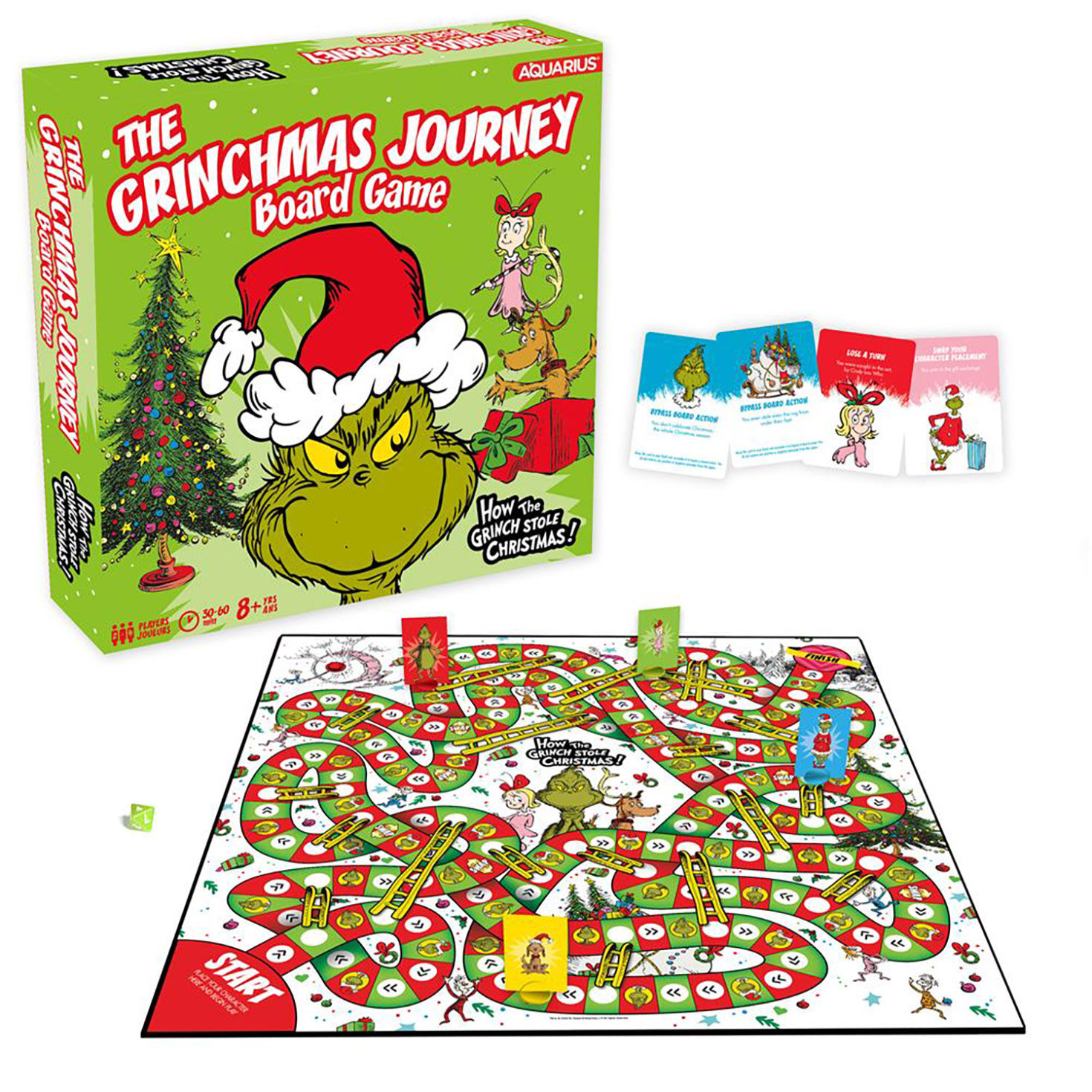 Aquarius How the Grinch Stole Christmas! Grinchmas Journey Board Game for only USD 24.99 | Hallmark