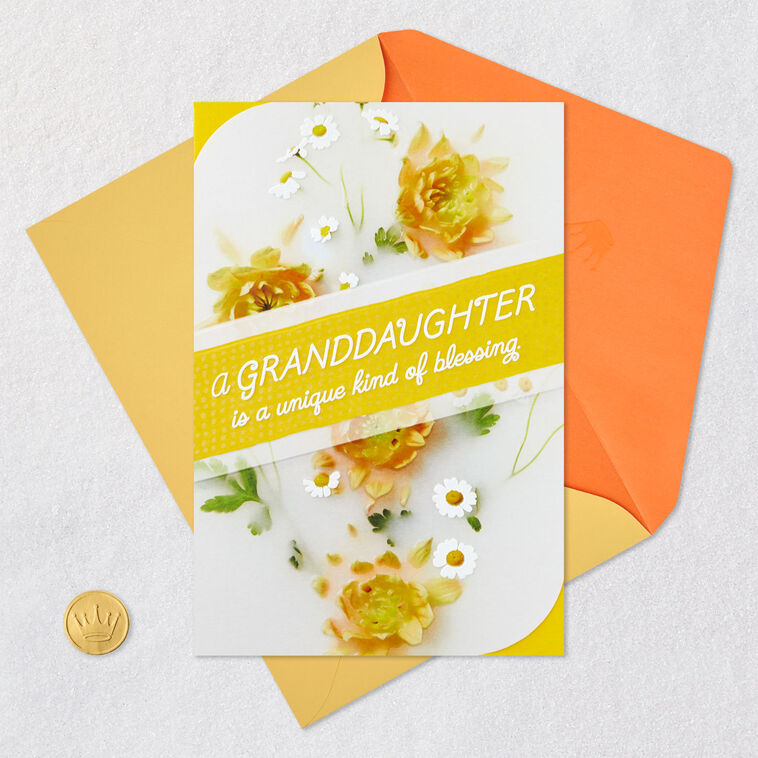 A Unique Kind of Blessing Birthday Card for Granddaughter, , large image number 6