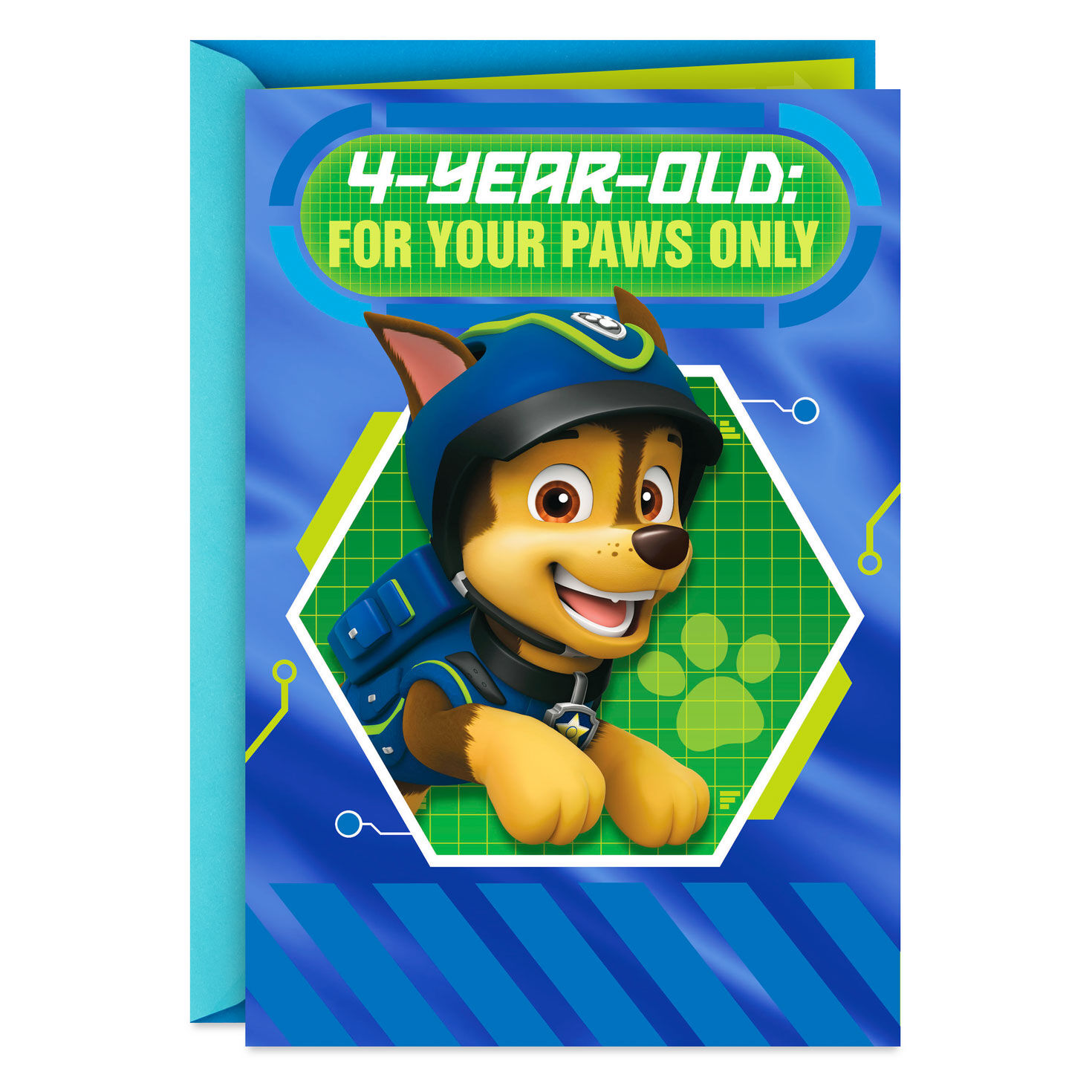 Paw Patrol™ Chase and Friends 4th Birthday Card - Greeting Cards | Hallmark