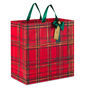 Painterly Plaid Extra-Deep Christmas Gift Bag Front image number 1