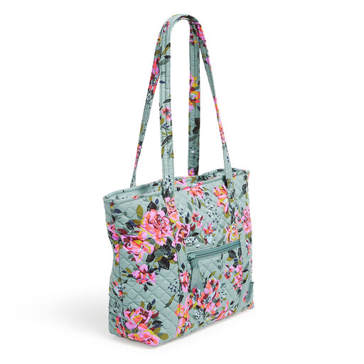 Vera Bradley Small Vera Tote Bag in Rosy Outlook, 