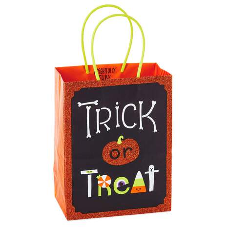 7" Trick-or-Treat Halloween Gift Bag, , large