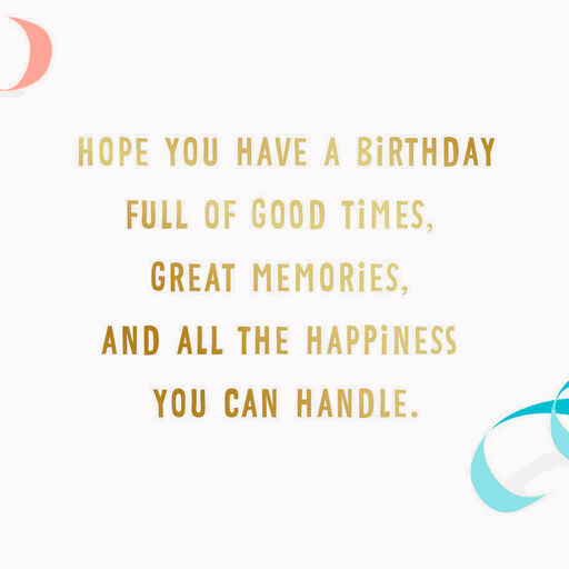 A Million Happy Moments Video Greeting Birthday Card, 
