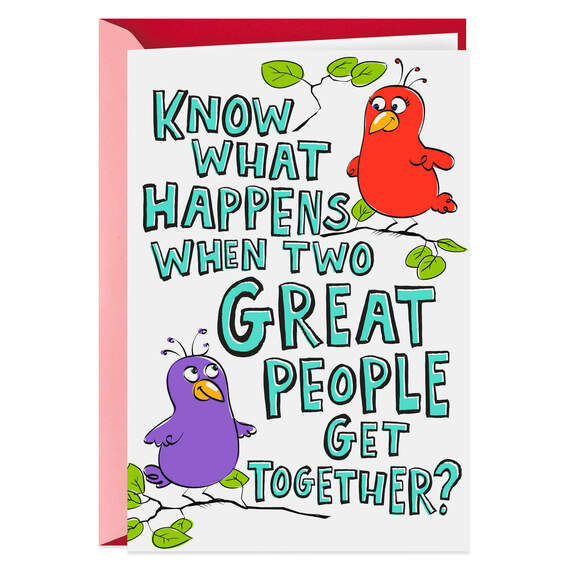 Two Birds Pop Up Valentine's Day Card for Couple, , large image number 1