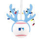 Rays Reindeer Baseball Christmas Ornament back image number 6