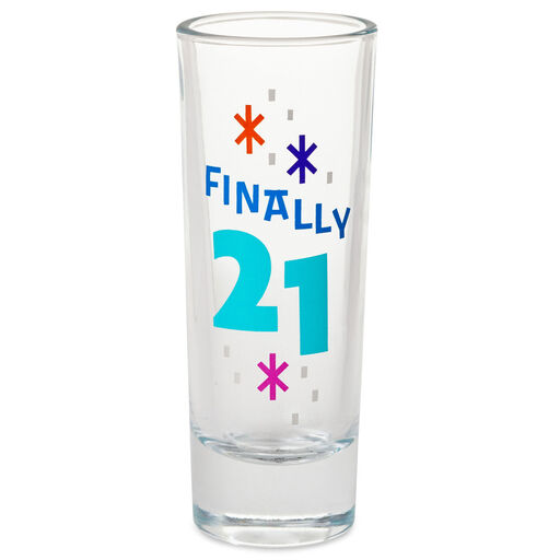 Finally 21 Shot Glass, 2 oz., 