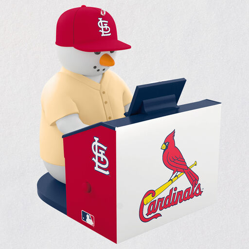 MLB St. Louis Cardinals™ Snowman at Organ Musical Ornament, 
