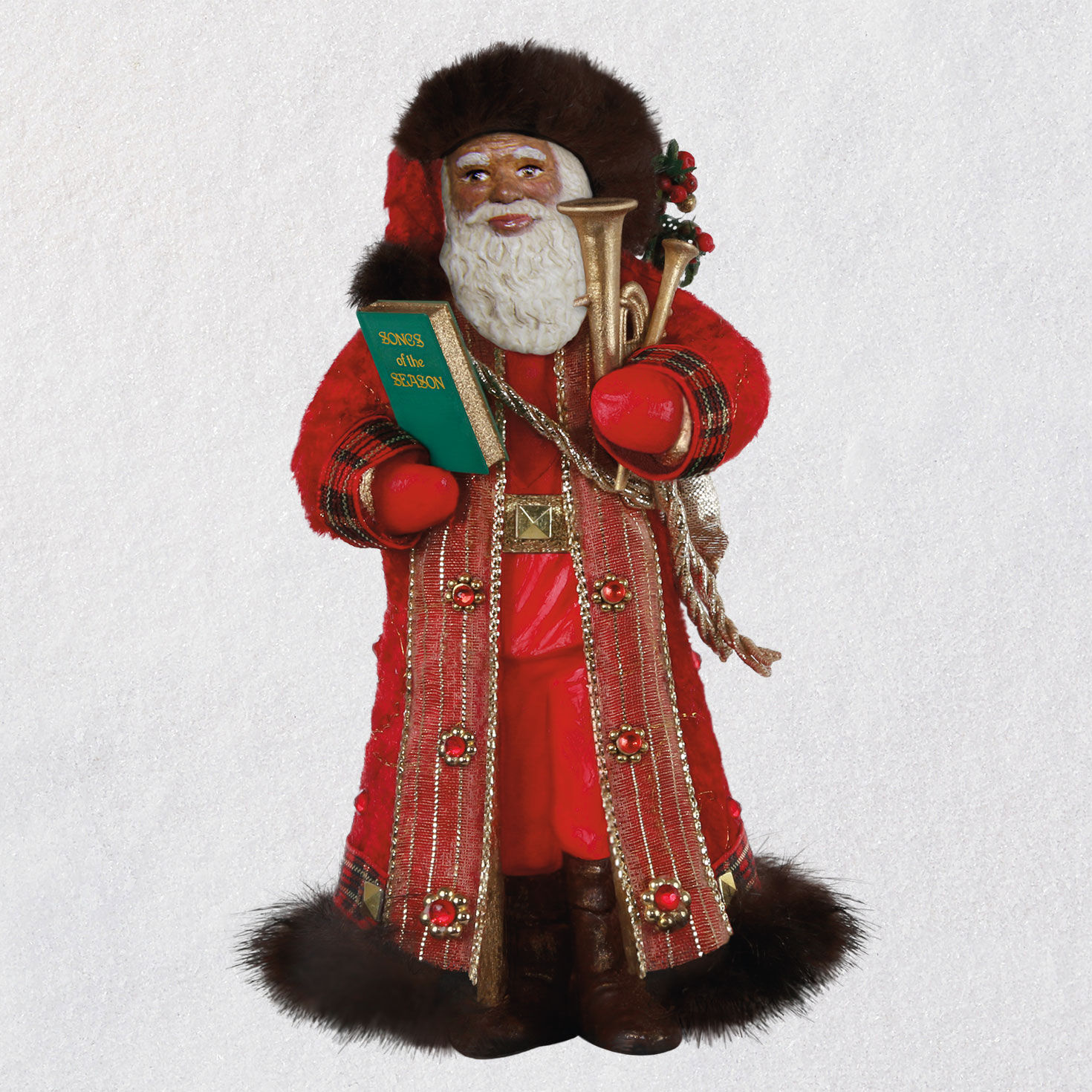 Black Father Christmas Ornament Keepsake Ornaments Hallmark