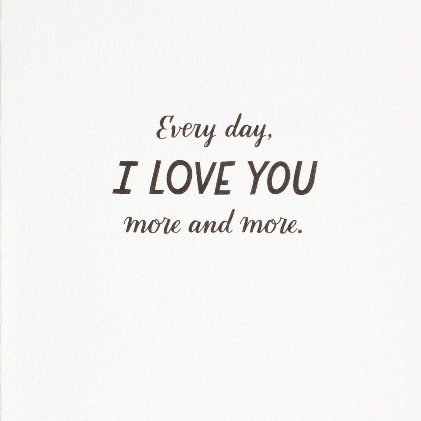 Fern Leaves Romantic Love Card Sentiment image number 3