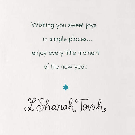 Sweet Joys in Simple Places Rosh Hashanah Card, , large image number 2