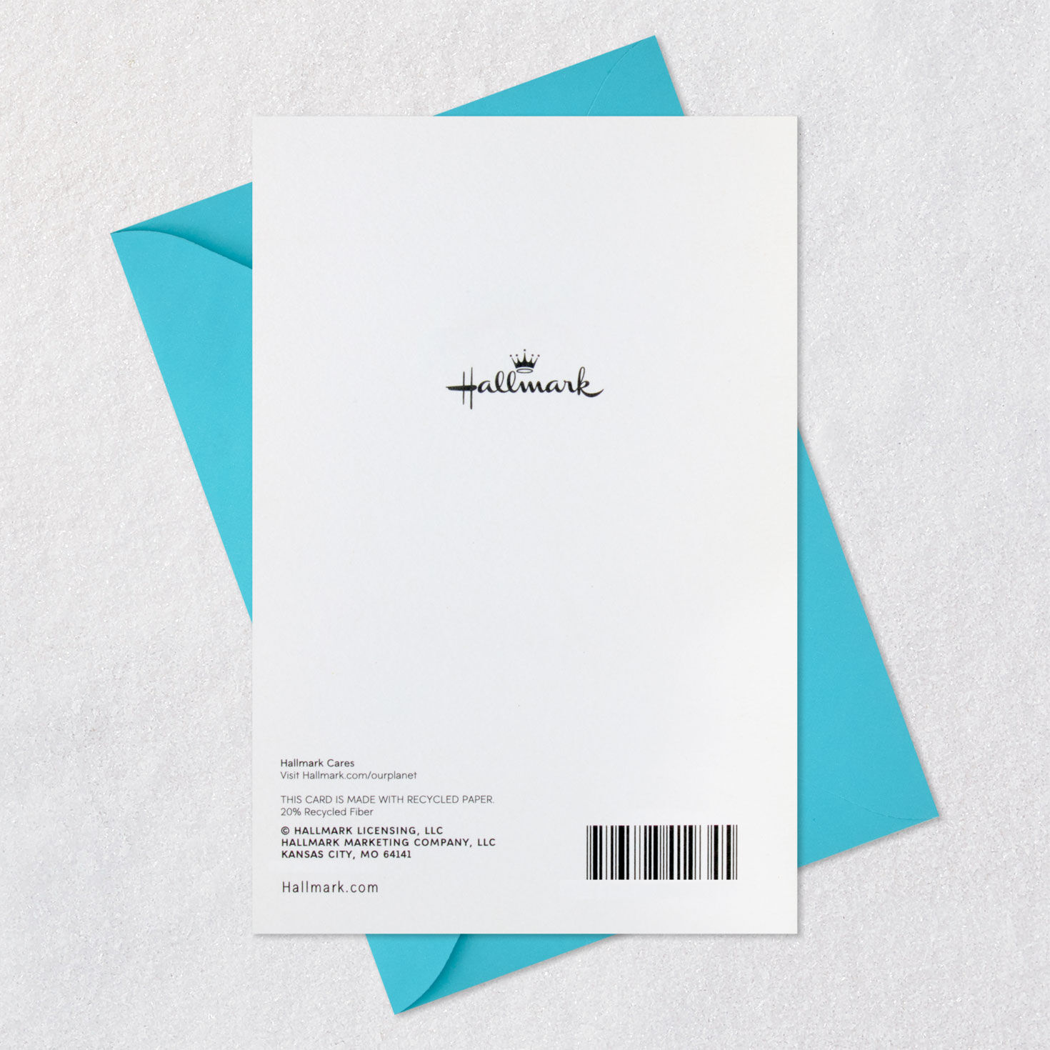 Orange and Yellow Letters with Calendar on Mint Green Anniversary Card  image number 7