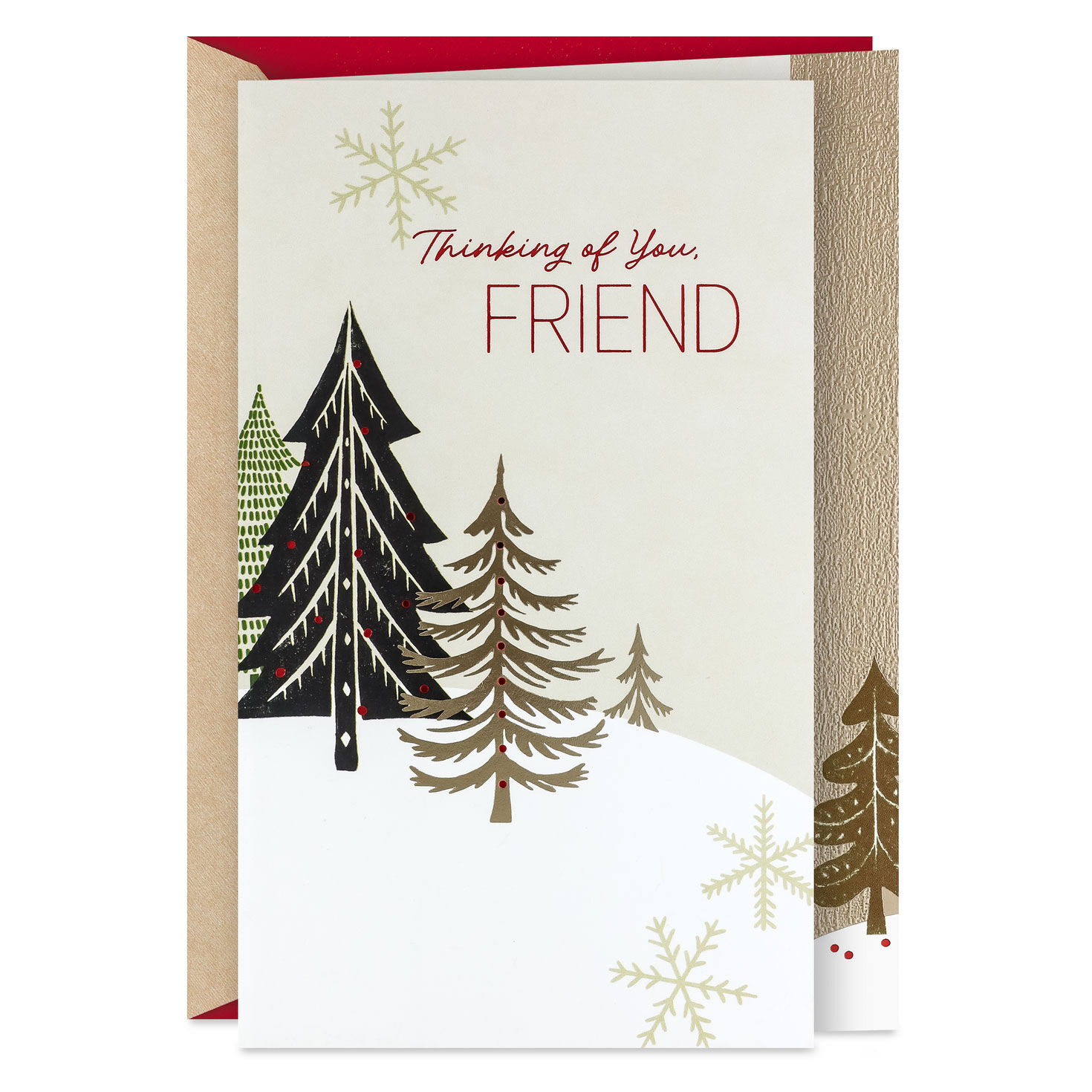 Hope the Holidays Fill Your Heart Christmas Card for Friend