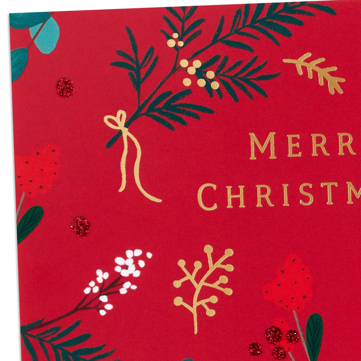 Holiday Berries and Greenery Boxed Christmas Cards, Pack of 16, , large image number 5