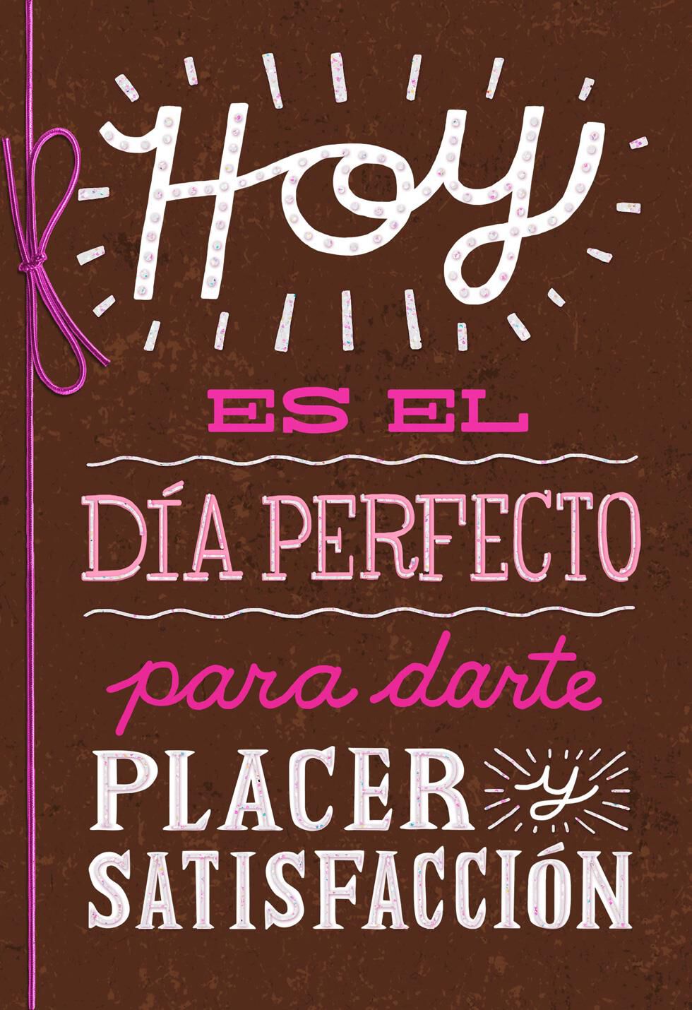 Chocolate Spanish-Language Valentine's Day Card