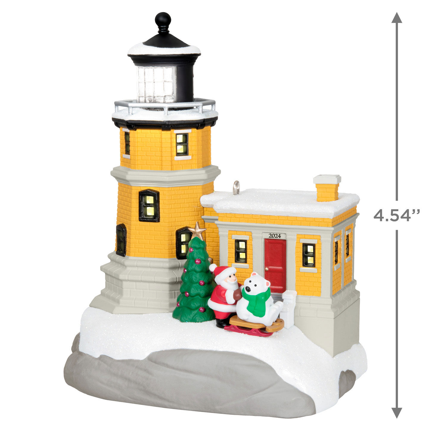 Holiday Lighthouse 2024 Ornament With Light Keepsake Ornaments Hallmark