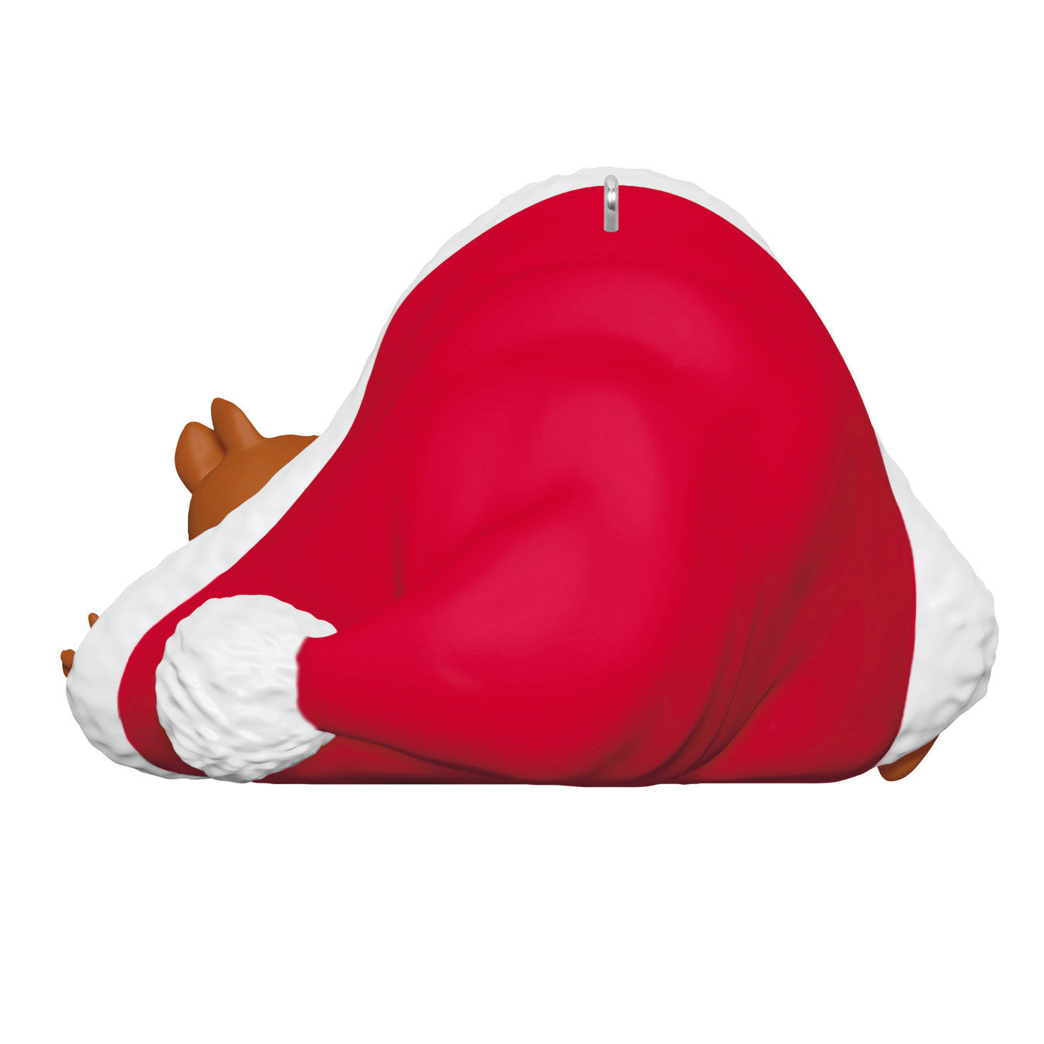 Chip and Dale in Santa Hat Keepsake Ornament Back image number 6