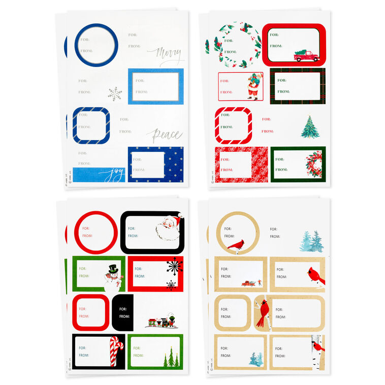 Classic and Elegant Christmas Gift Tag Kit - Seals & Gift Tags | Hallmark classic-and-elegant-christmas-gift-tag-kit-seals-gift-tags-hallmark