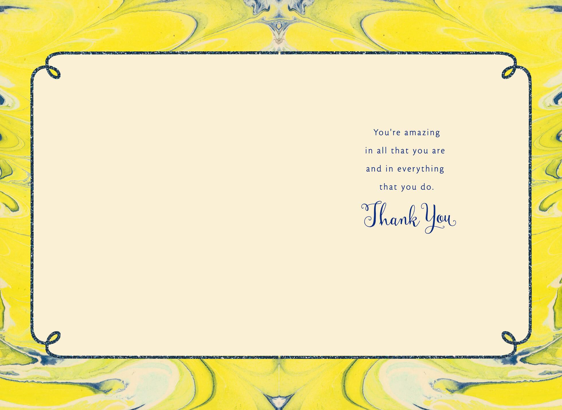 You're Amazing in Every Way Thank You Card