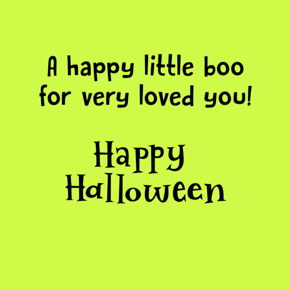 A Happy Little Boo Halloween Card for Grandson, , large image number 2