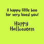 A Happy Little Boo Halloween Card for Grandson, , large image number 2