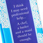 Drinks on Me Purple and Blue Funny Dish Towel  image number 3