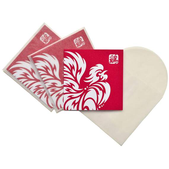 Lunar New Year Rooster Mini Gift Cards, Pack of 3, , large image number 1