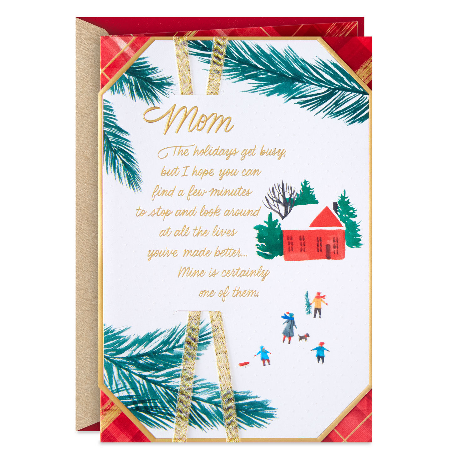 You're A Blessing to Me Christmas Card for Mom