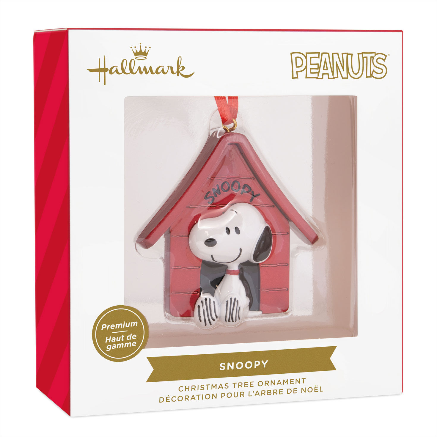 Snoopy With Doghouse Christmas Ornament package front image number 7