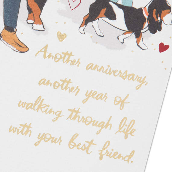 Walking Through Life With Your Best Friend Anniversary Card, , large image number 4