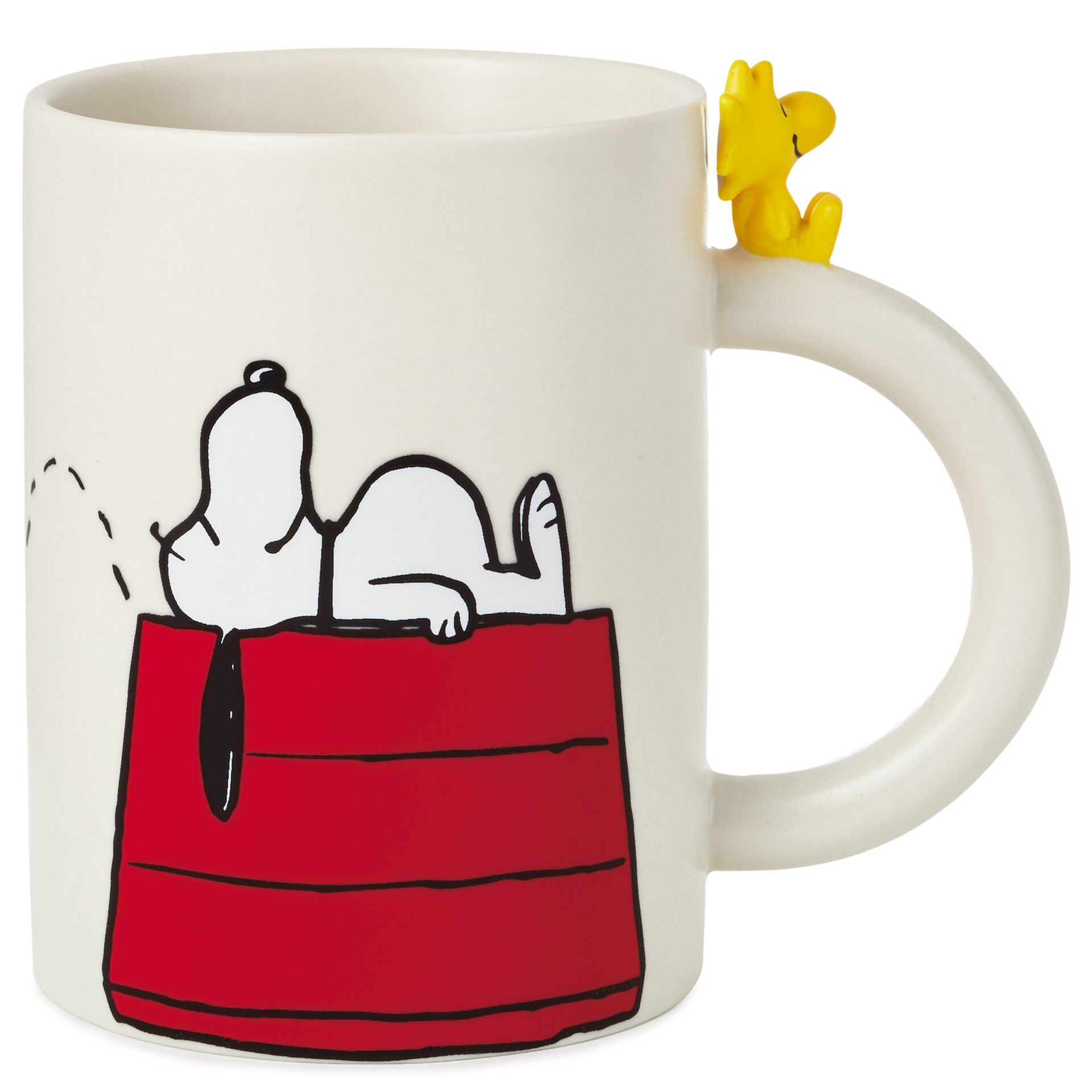 Peanuts Dimensional Snoopy And Woodstock Mug 16 5 Oz Mugs Teacups Hallmark