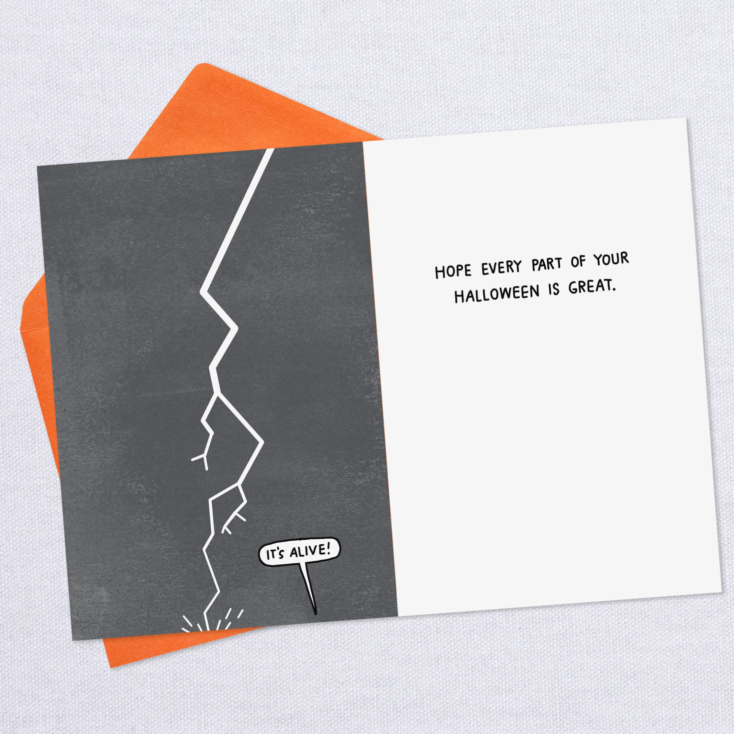 Frankenstein's Monster Parts Funny Halloween Card, , large image number 3