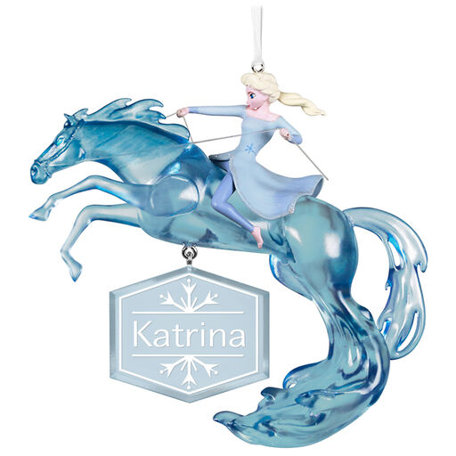 Disney Frozen 2 Elsa and Nokk Personalized Ornament, 