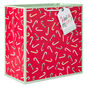 Candy Canes on Red Extra-Deep Christmas Gift Bag Front image number 1