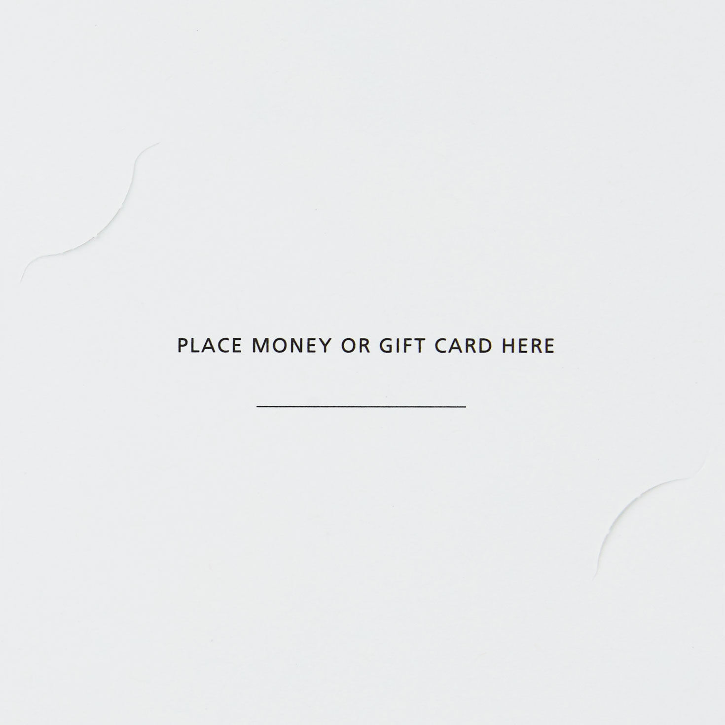 Silver Snowflakes on Blue Money Holder Holiday Cards, Pack of 6, , large image number 4