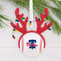Phillies Reindeer Baseball Christmas Ornament hanging on tree image number 2