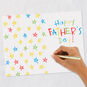 Sidewalk Chalk Art Dad Father's Day Card From Kids Signing card image number 6