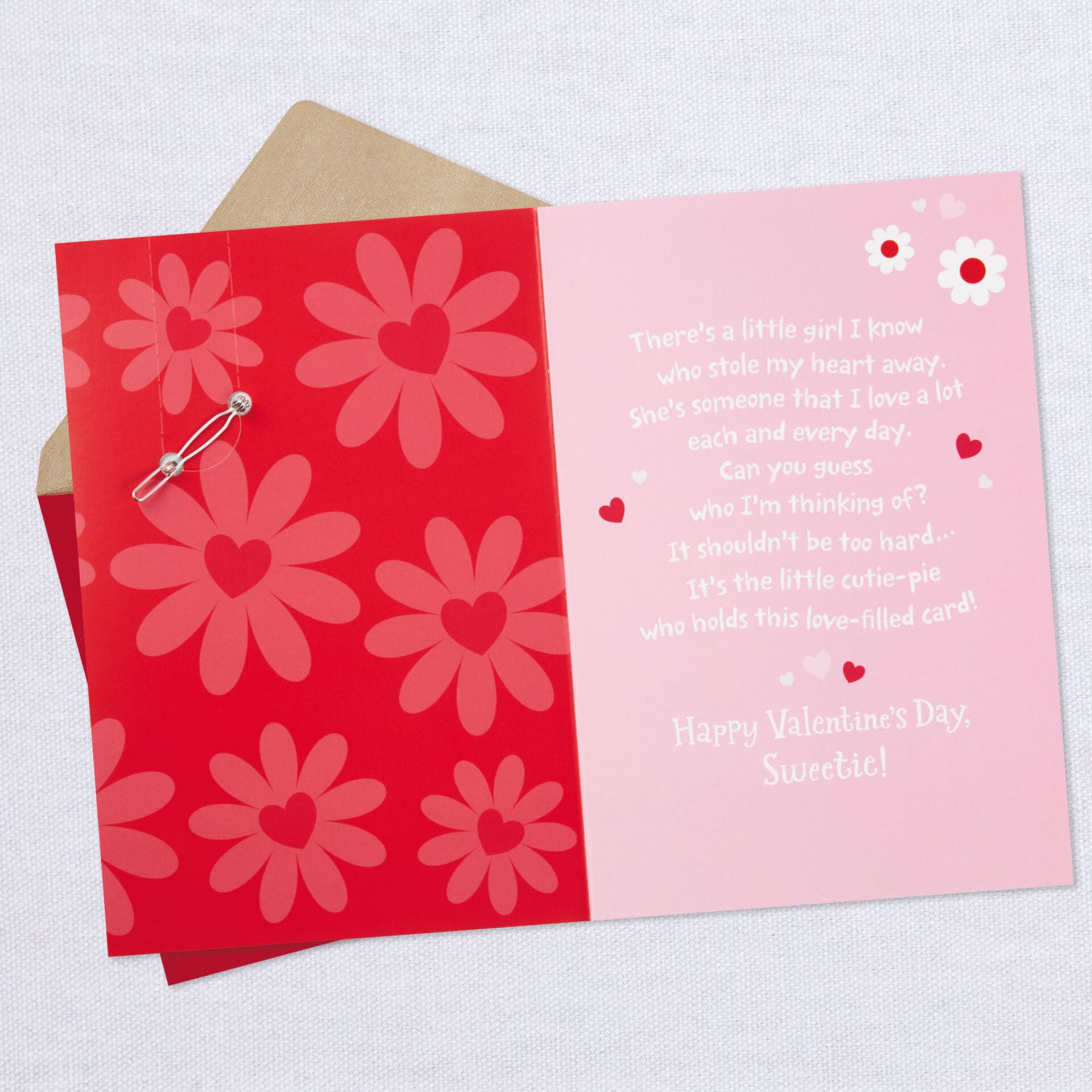 Love Bug Granddaughter Valentine's Day Card With Hair Barrette ...