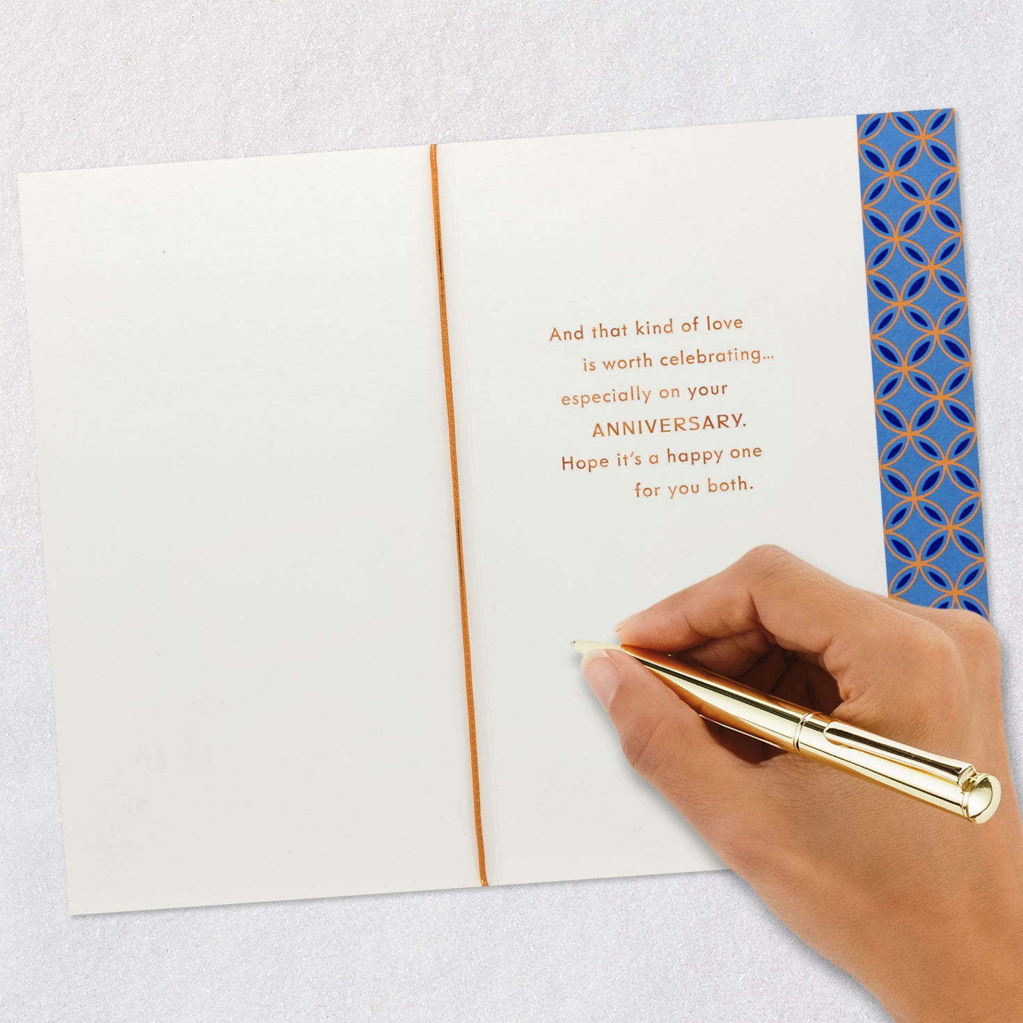 Blue Love Birds Couple Anniversary Card  image number 6