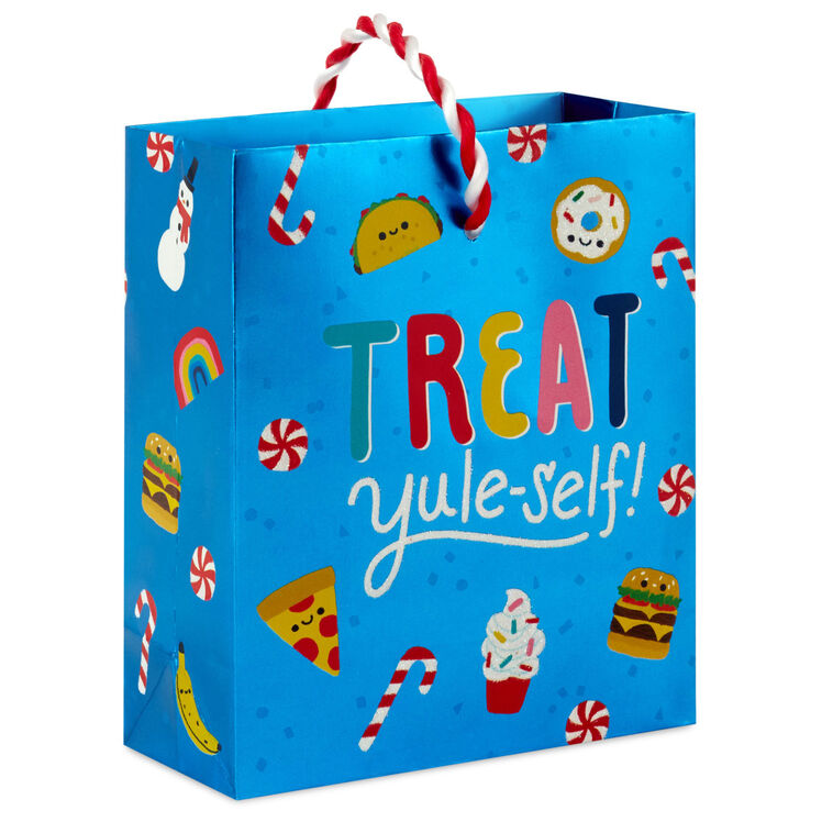 4.6" Treat Yule-Self Christmas Gift Card Holder Mini Bag