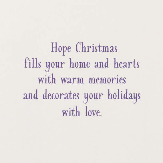 Warm Memories and Love Christmas Card for Sister and Family, , large image number 2