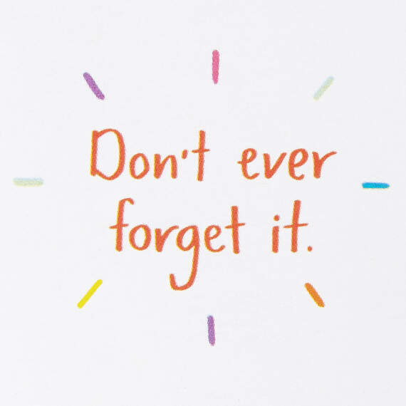 3.25" Mini You're Incredible Encouragement Card, , large image number 2