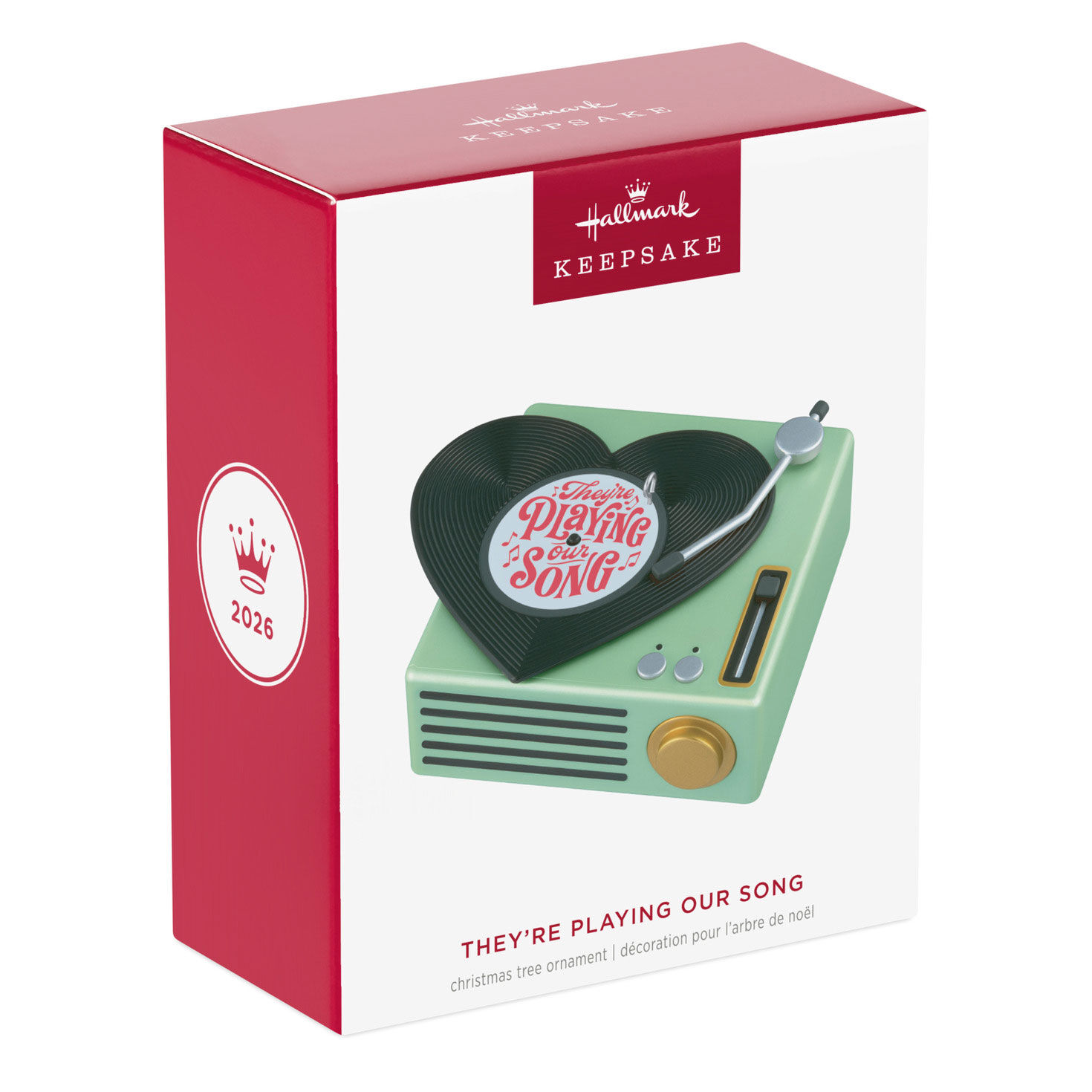 Record Player Keepsake Ornament Package Front image number 7